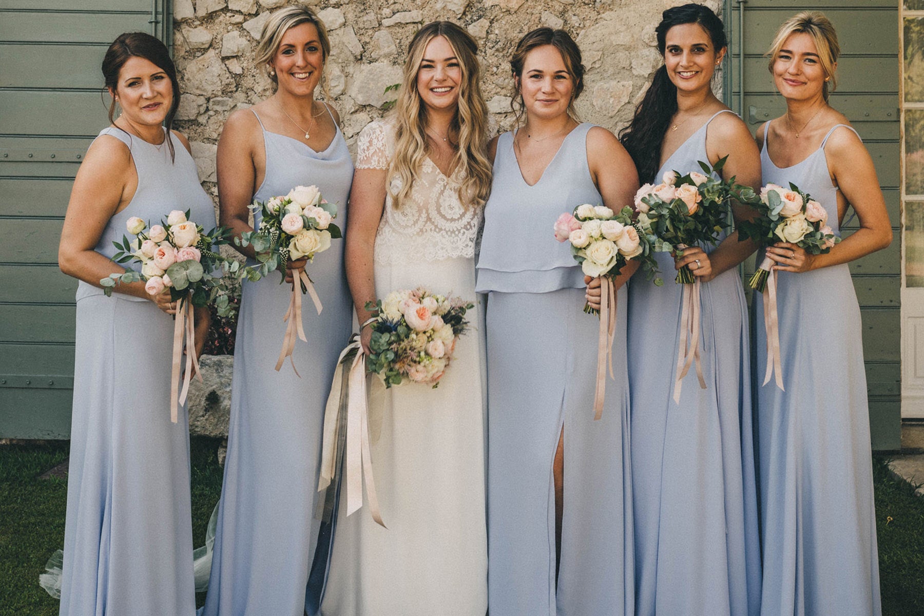 Mixing Light Blue Bridesmaid Dresses ...